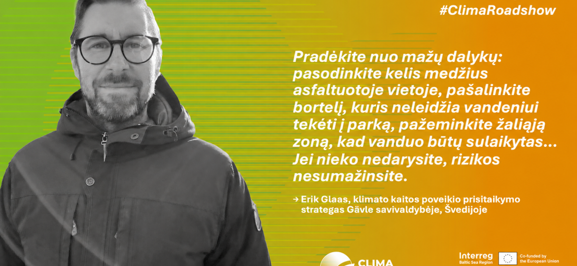 Lithuanian Climate Action Campaign Poster